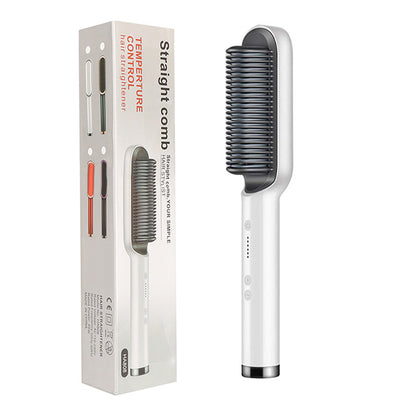 2 In 1 Hair Straightener| Curling Tong| Dual-purpose Electric Hair Brush