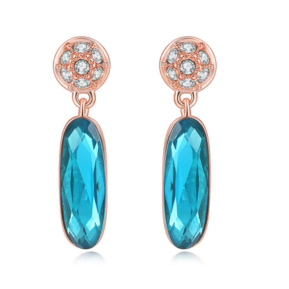 Hazy Moon Simple Fashion Geometric Earrings