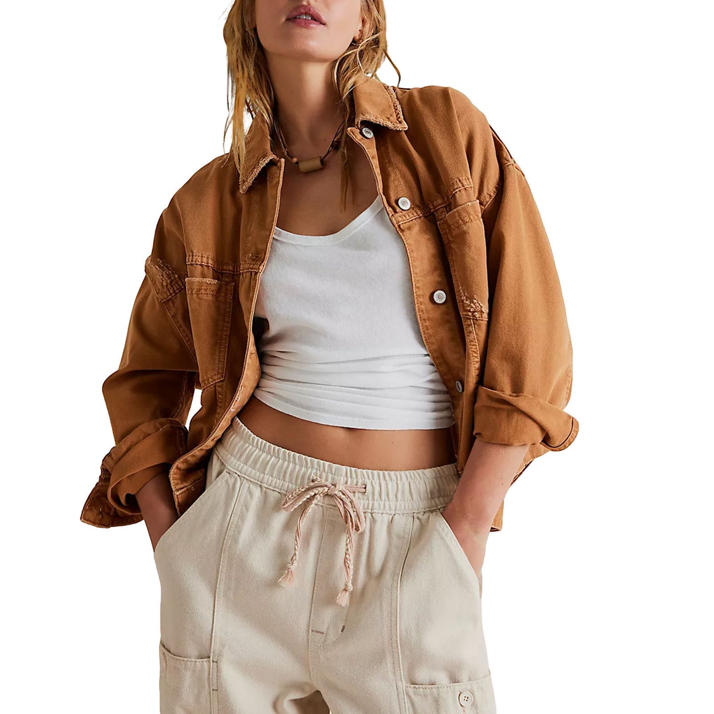 European And American Loose Fashion Denim Jacket