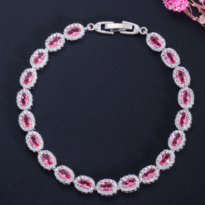 Inlaid Zircon Retro Bracelet