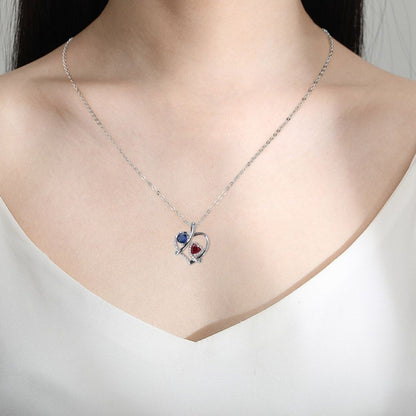 Heart-shaped Clavicle Necklace