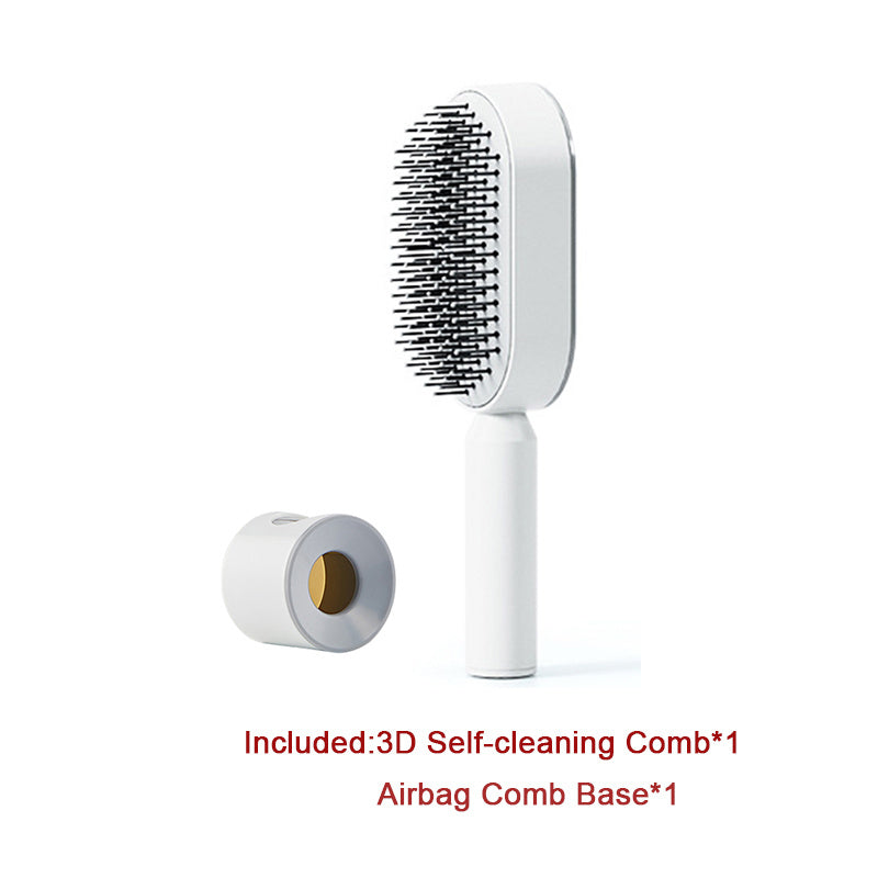 Self Cleaning|Hair Loss|Massage Scalp Anti-Static Hairbrush