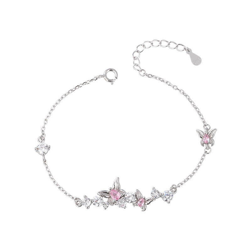 Silver Butterfly Bracelet