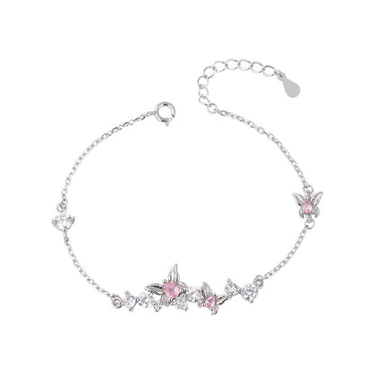 Silver Butterfly Bracelet