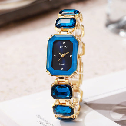 Square-Shaped Colorful Niche Watch