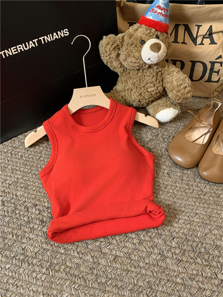 Padded Slim Fit Sleeveless Top