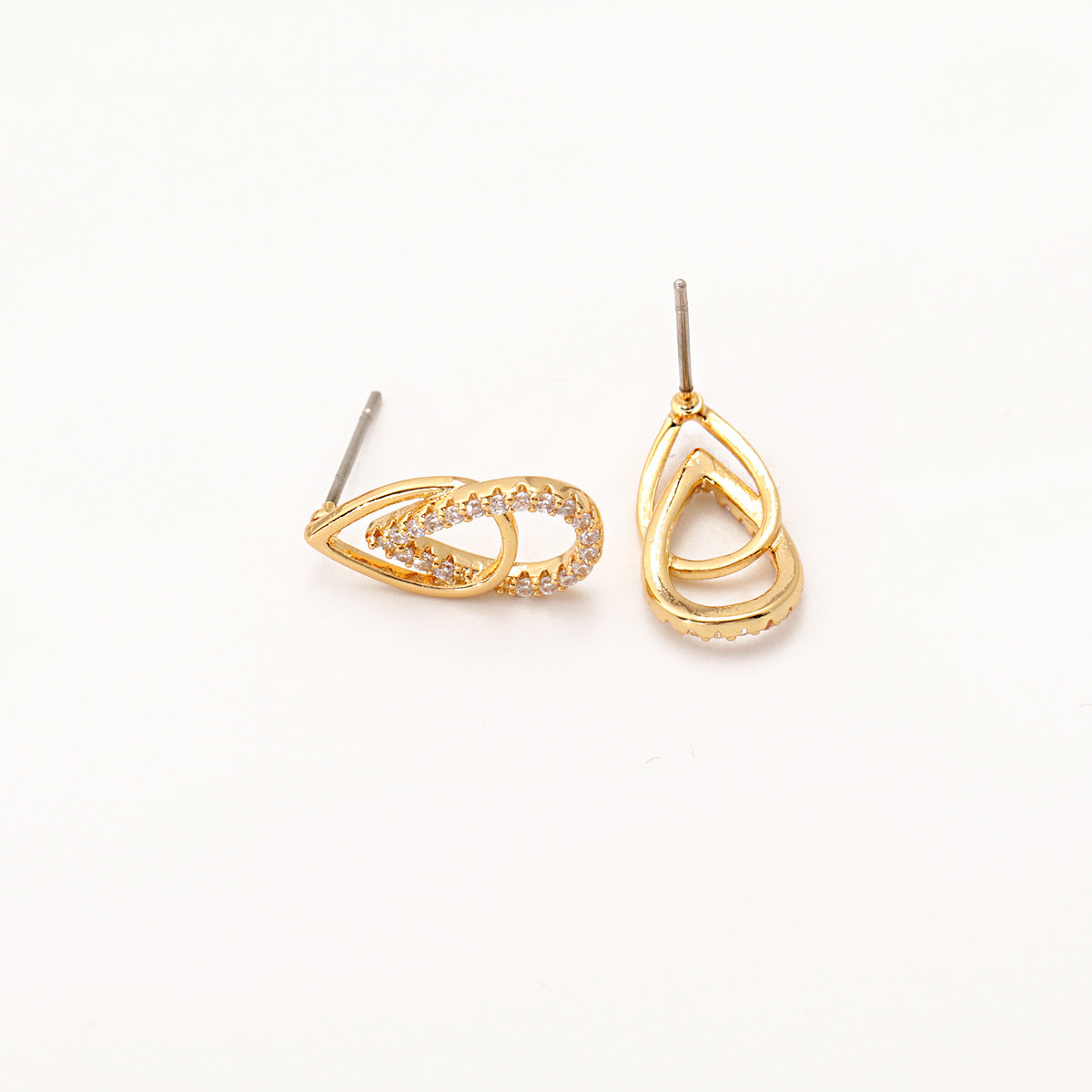 Hollow-out Niche High-grade Geometric Design Ear Studs