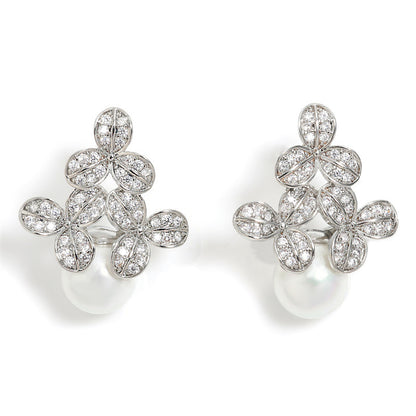 High-grade Micro-inlaid Flower Pearl Earrings