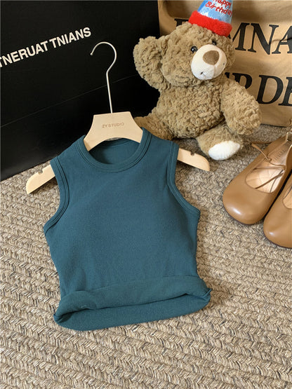 Padded Slim Fit Sleeveless Top