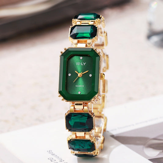 Square-Shaped Colorful Niche Watch