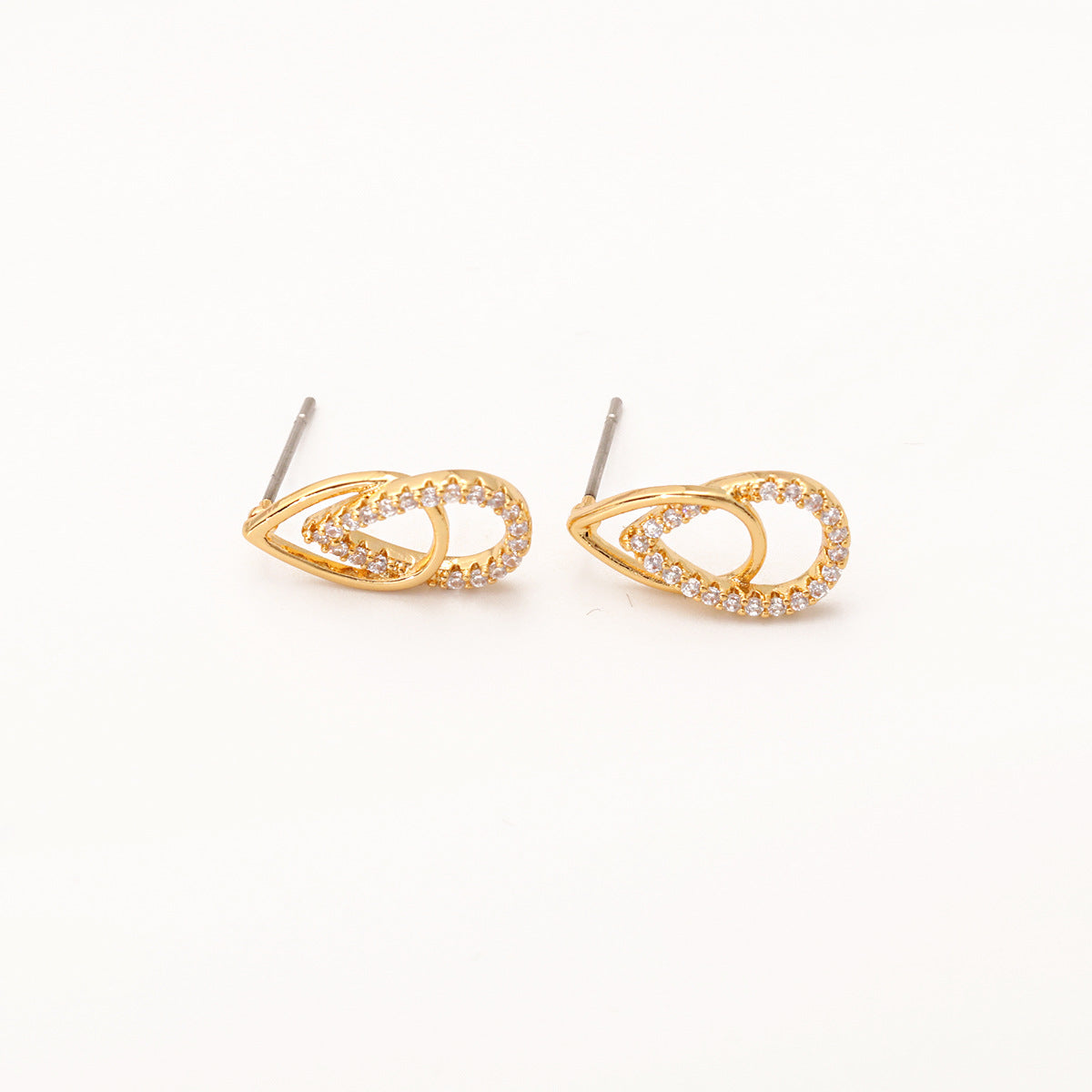 Hollow-out Niche High-grade Geometric Design Ear Studs