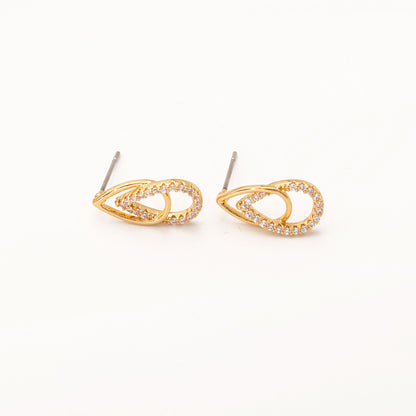Hollow-out Niche High-grade Geometric Design Ear Studs