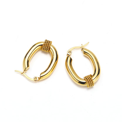 Twist Earring Ear Clip