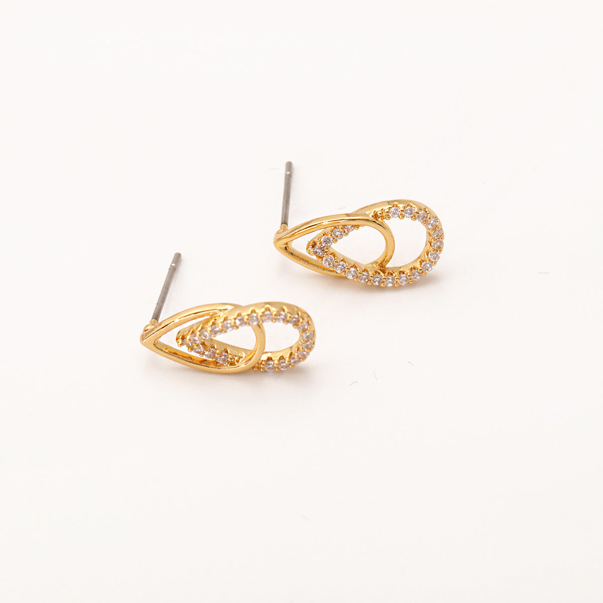 Hollow-out Niche High-grade Geometric Design Ear Studs