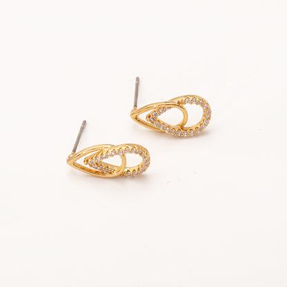 Hollow-out Niche High-grade Geometric Design Ear Studs