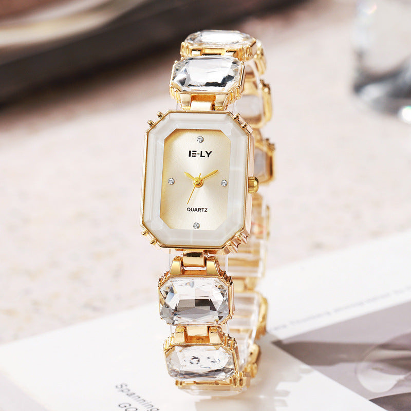Square-Shaped Colorful Niche Watch