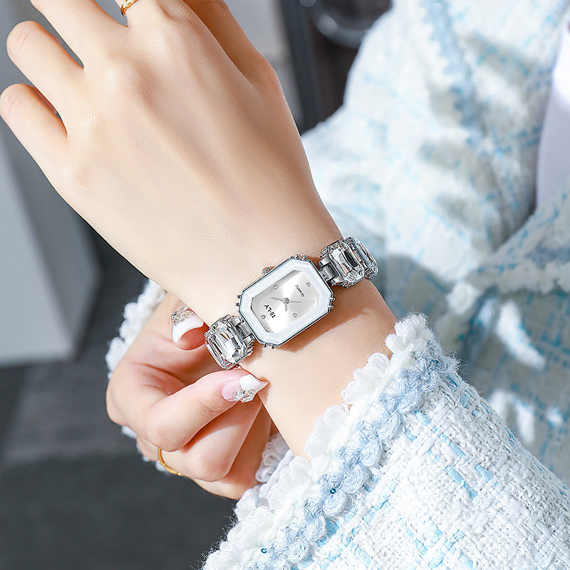 Square-Shaped Colorful Niche Watch