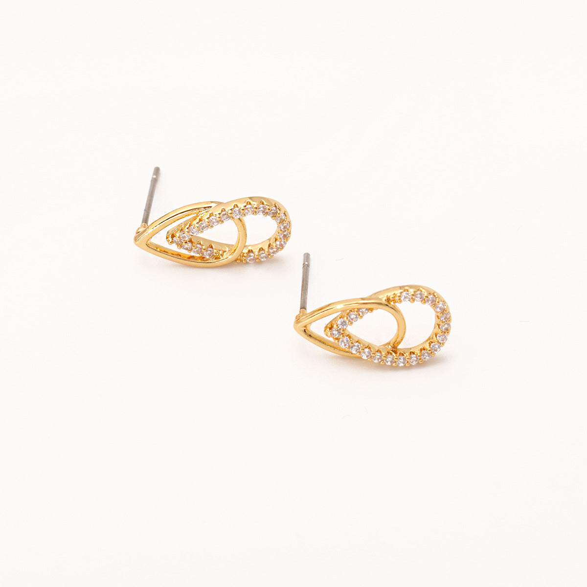 Hollow-out Niche High-grade Geometric Design Ear Studs