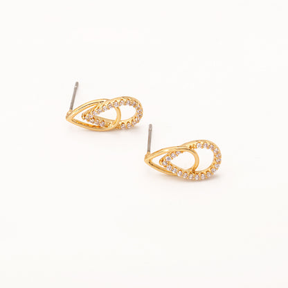 Hollow-out Niche High-grade Geometric Design Ear Studs