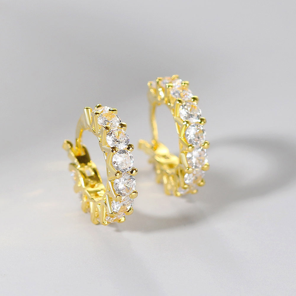 Zircon Circle Ear Clip