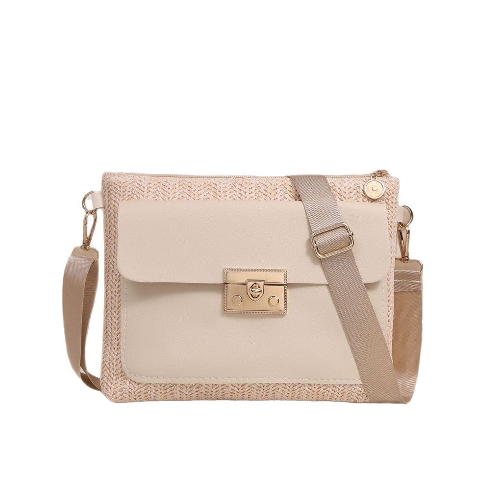 Straw Crossbody Shoulder Bag