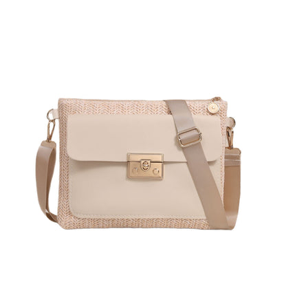 Straw Crossbody Shoulder Bag