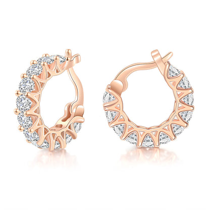 Zircon Circle Ear Clip
