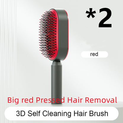 Self Cleaning|Hair Loss|Massage Scalp Anti-Static Hairbrush
