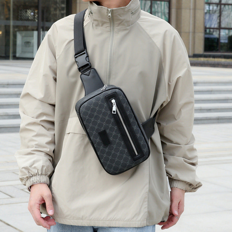 Printed Light Luxury Crossbody Shoulder Bag