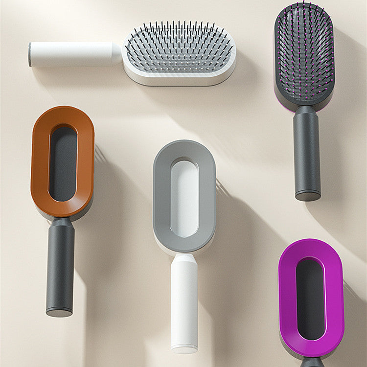 Self Cleaning|Hair Loss|Massage Scalp Anti-Static Hairbrush