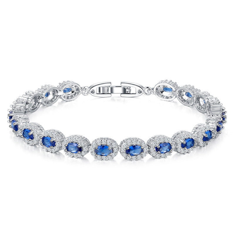 Inlaid Zircon Retro Bracelet