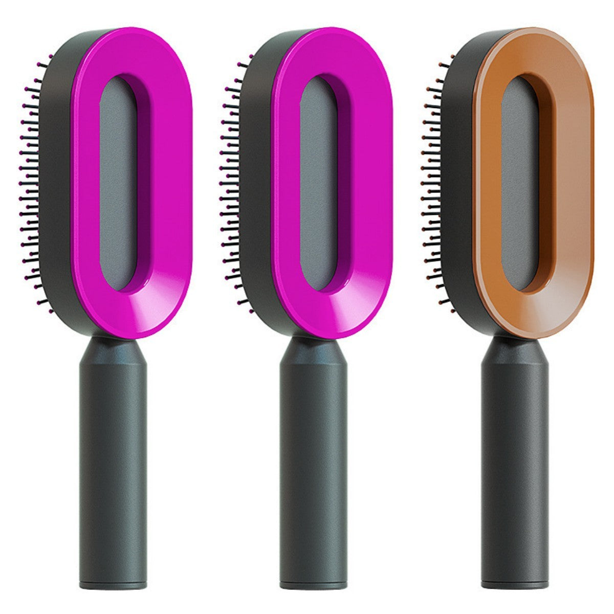 Self Cleaning|Hair Loss|Massage Scalp Anti-Static Hairbrush