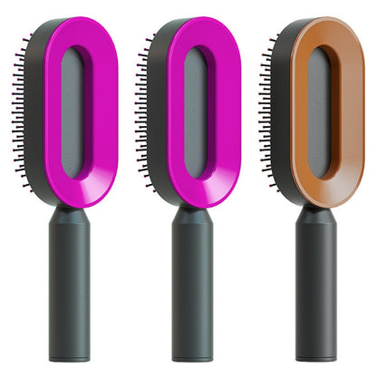 Self Cleaning|Hair Loss|Massage Scalp Anti-Static Hairbrush