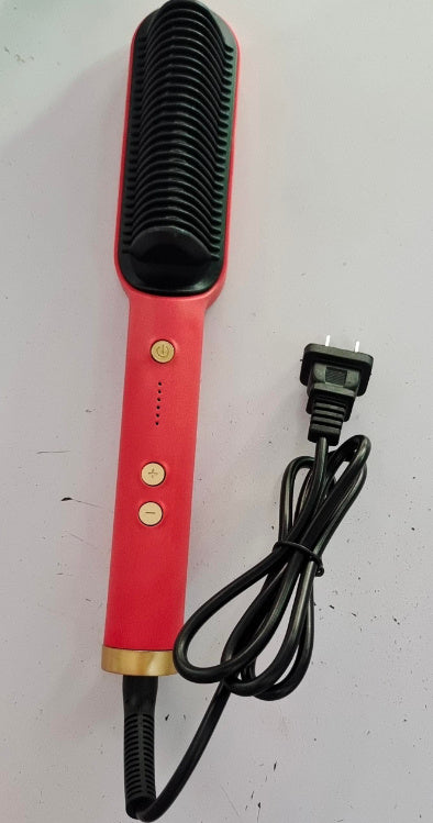 2 In 1 Hair Straightener| Curling Tong| Dual-purpose Electric Hair Brush