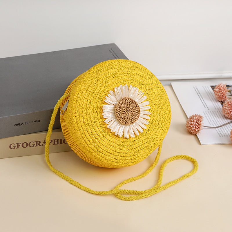 Pastoral Style Woven Raffia Bag