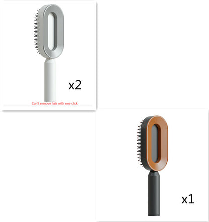 Self Cleaning|Hair Loss|Massage Scalp Anti-Static Hairbrush