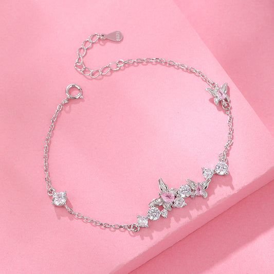 Silver Butterfly Bracelet