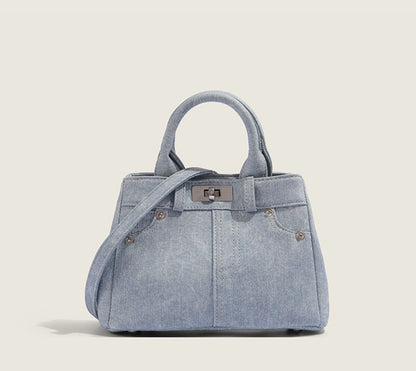 Women's Personalized Commuter Denim Handbag