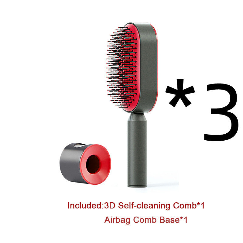 Self Cleaning|Hair Loss|Massage Scalp Anti-Static Hairbrush