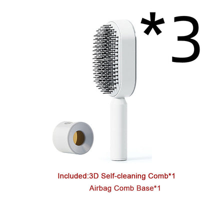 Self Cleaning|Hair Loss|Massage Scalp Anti-Static Hairbrush