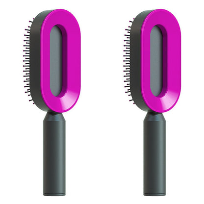 Self Cleaning|Hair Loss|Massage Scalp Anti-Static Hairbrush