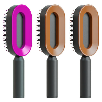 Self Cleaning|Hair Loss|Massage Scalp Anti-Static Hairbrush