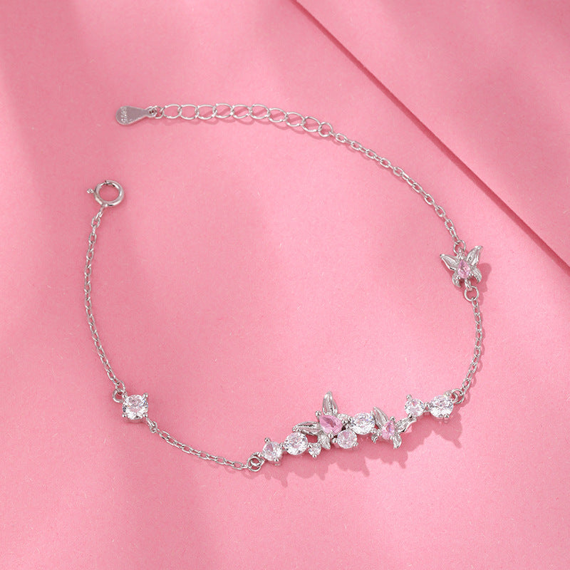 Silver Butterfly Bracelet