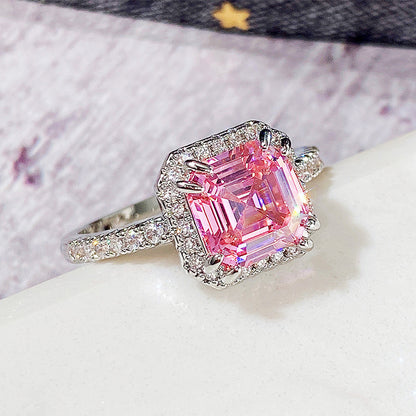 Classic Square Diamond Ring