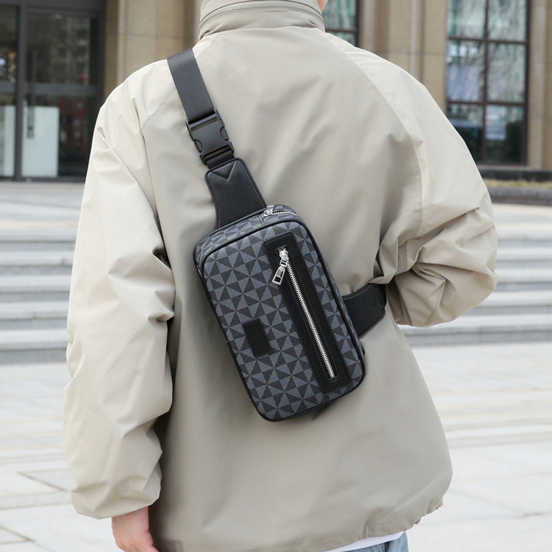 Printed Light Luxury Crossbody Shoulder Bag