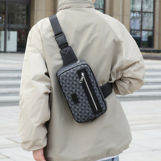 Printed Light Luxury Crossbody Shoulder Bag
