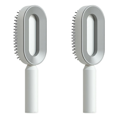 Self Cleaning|Hair Loss|Massage Scalp Anti-Static Hairbrush