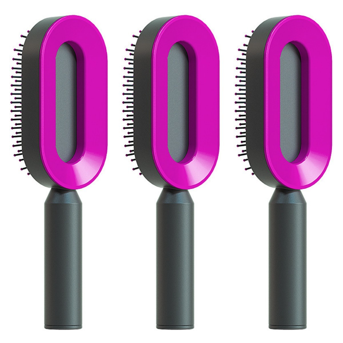 Self Cleaning|Hair Loss|Massage Scalp Anti-Static Hairbrush