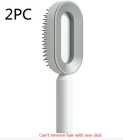 Self Cleaning|Hair Loss|Massage Scalp Anti-Static Hairbrush