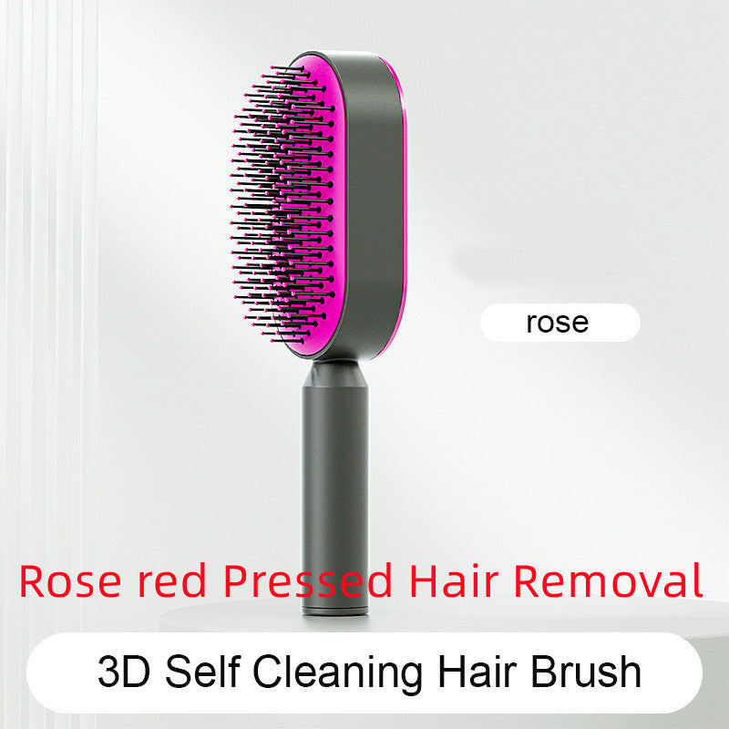 Self Cleaning|Hair Loss|Massage Scalp Anti-Static Hairbrush